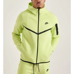 Nike Tech Fleece Windrunner Men's Size 3XL-Tall Zip Up Hoodie Neon HV0949-736